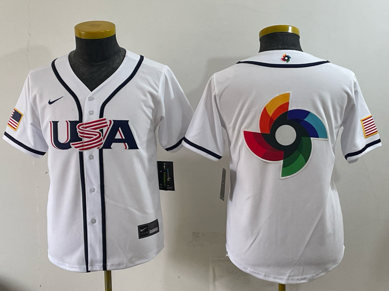 women 2026 World cup white MLB jersey 05360087->women mlb jersey->Women Jersey
